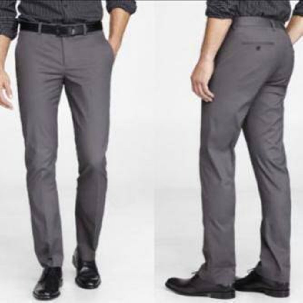 Celana Panjang Kantor Pria Slimfit Coklat Kain Drill 27-36 Bukan Chino Levis