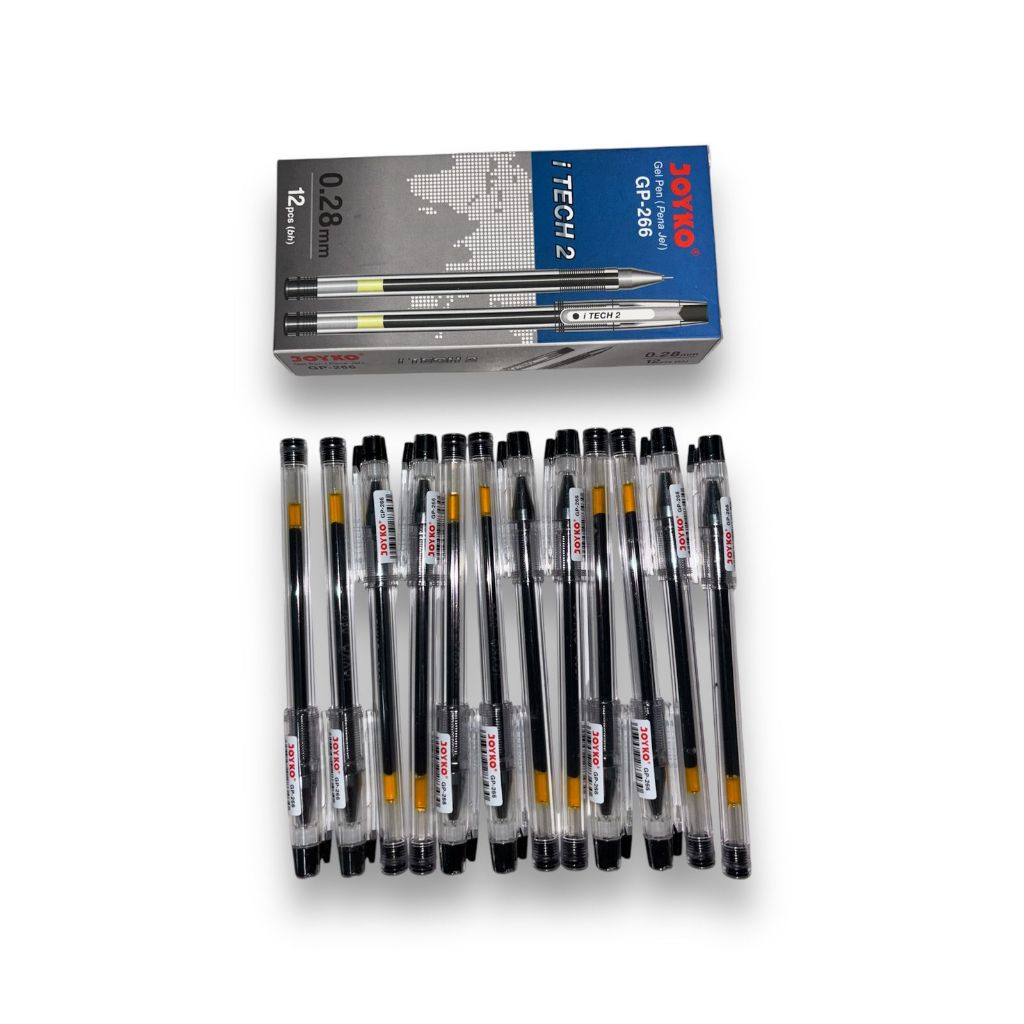 

Pulpen Joyko GP-266 i Tech 2 0.28mm / Pen Joyko GP-266 / Pulpen Hitam / Pena Hitam