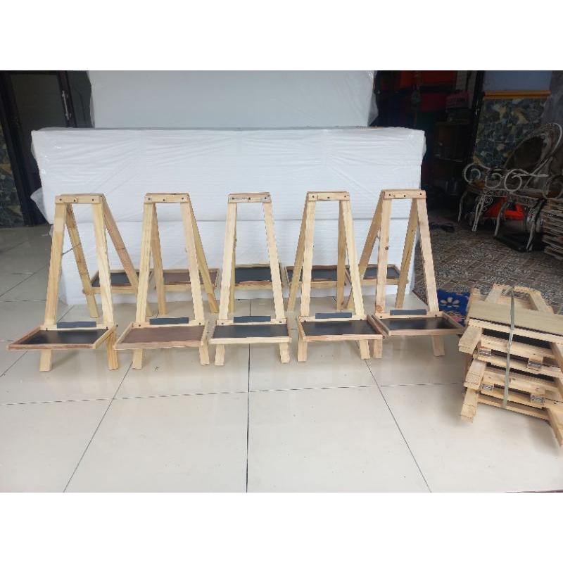 

stand lukis styrofoam+meja 2 sisi depan belakang (jagrak styrofoam lukis)