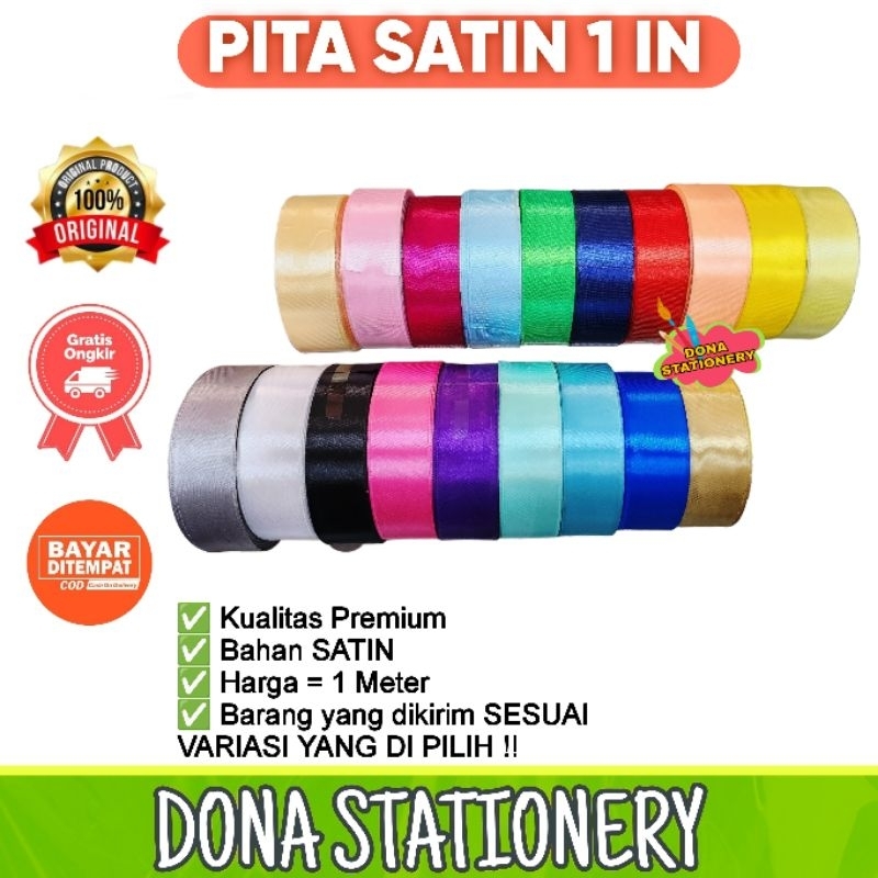 

PITA SATIN 1 Inc ( 2,5 CM ) | PITA KAIN