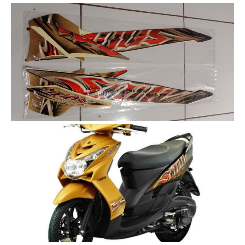 Stiker striping mio soul 2010 stiker yamaha mio soul 2010