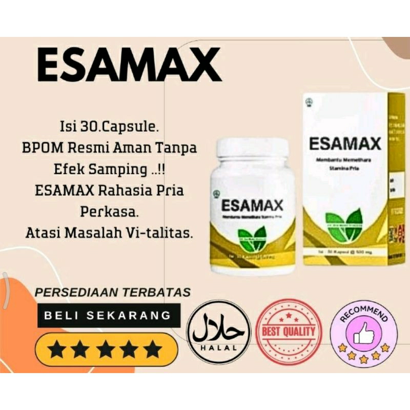 agen obat esamax asli original berkualitas bagus BPOM
