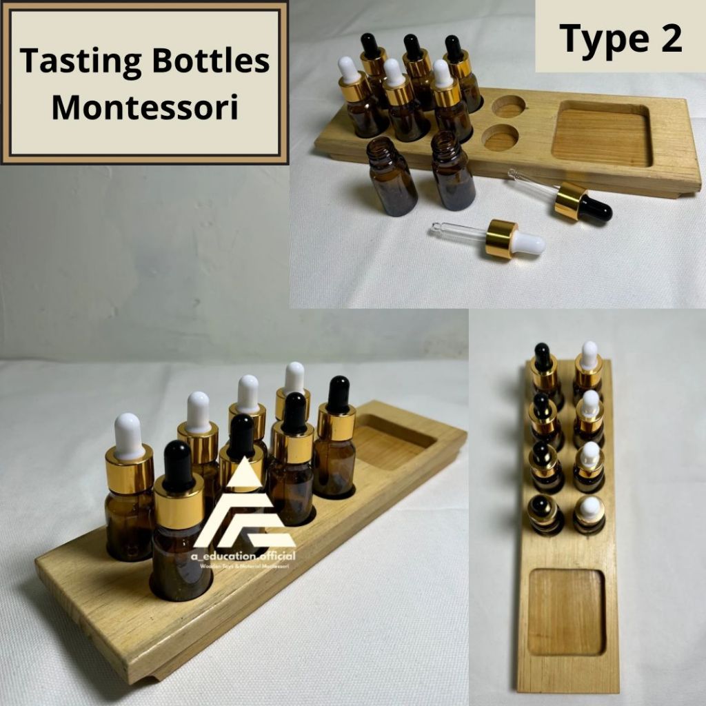 Montessori Tasting Bottles Montessori - Montessori Smelling Bottle - Smelling bottles Montessori