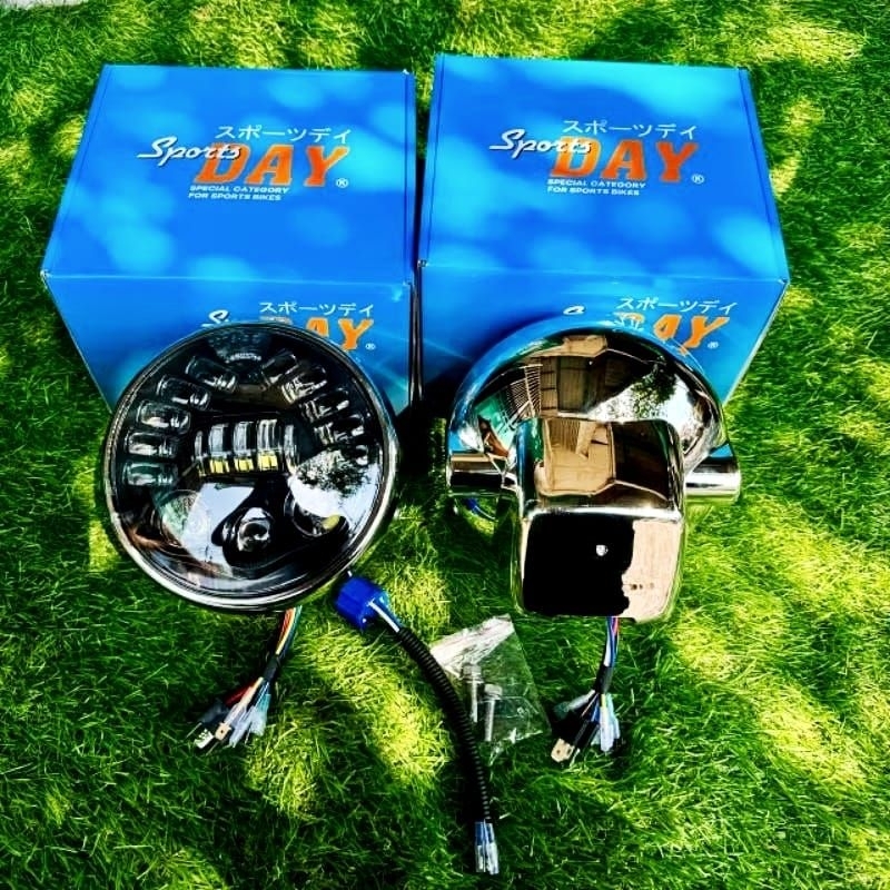 HEADLAMP LAMPU DEPAN NINJA SS NINJA S SET BATOK RING CINCIN BESI DETAIL ORIGINAL