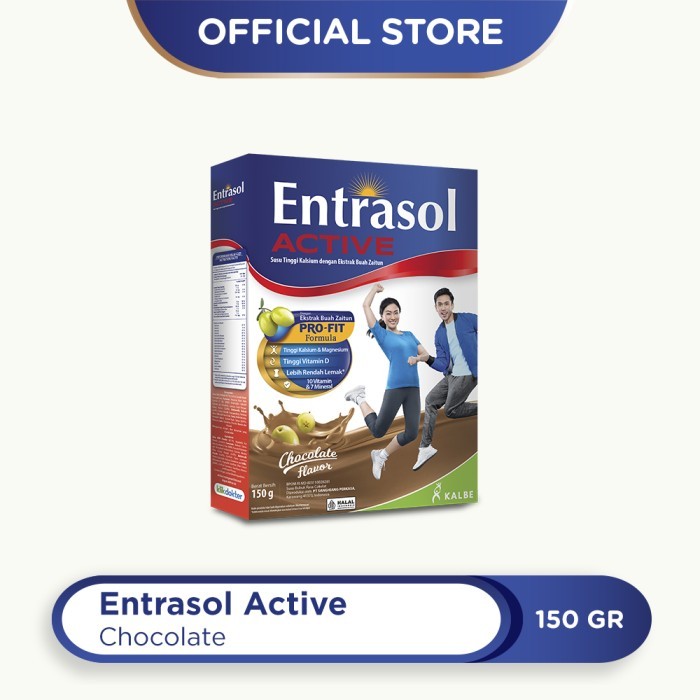 

ENTRASOL ACTIVE CHOCOLATE 150 G