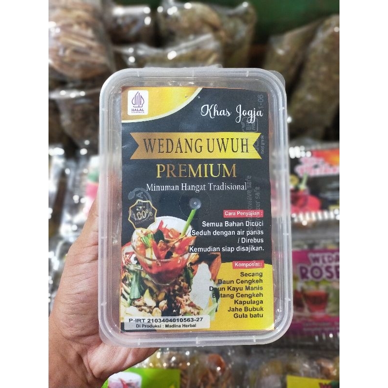 

Wedang uwuh premium - sensasi baru wedang uwuh - kemasan praktis higienis - wedang rempah - minuman herbal alami - wedang uwuh Jogja