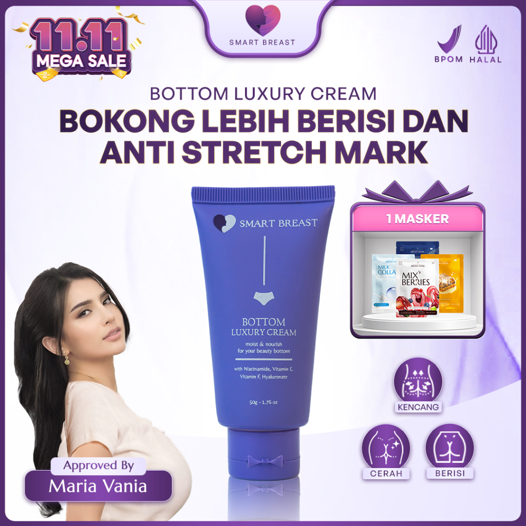 Smart Breast Bottom Luxury Cream - Cream Pengencang Pembesar Bokong