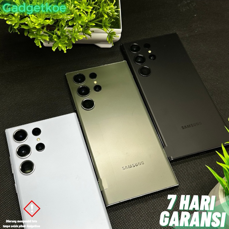 Samsung S23 ULTRA 5G SEIN MULUS FULLSET NO MINUS hp seken second gadgetkoe.id