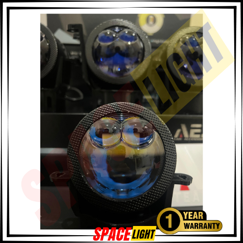 Bilens LED Projector Lens Biled Laser Foglamp FX 3 WARNA Laser DLB Bi-led