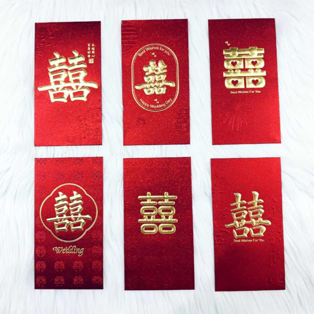 

Angpao Swangsi/Kawin 4082 | Angpau Kertas Glitter Tebal Kualitas Import Mix Motif