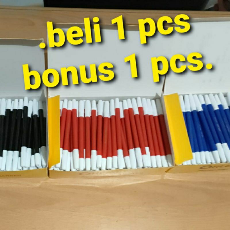 

Promo Beli 1 bonus 1 Spidol Warna ORLEE murah berkualitas / spidol