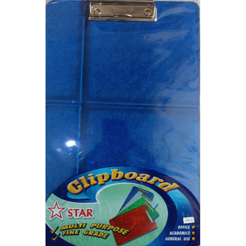 

Alas Tulis / Clipboard / Papan Jalan Biru