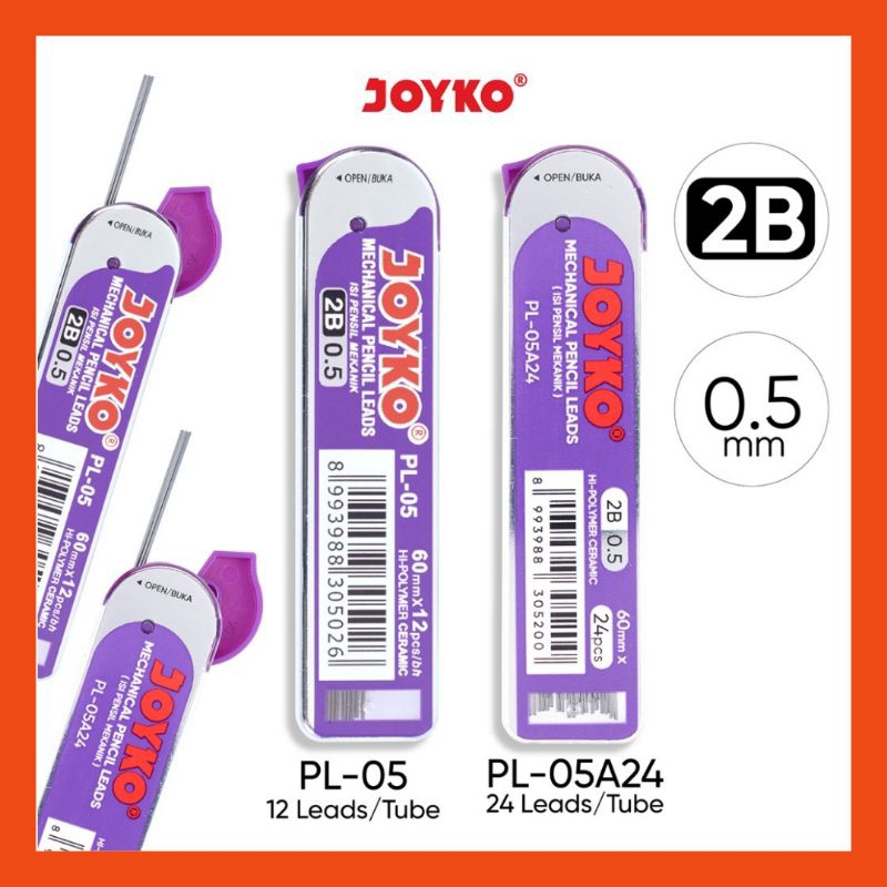

Bims Isi Pensil Mekanik Joyko 2B 0.5 mm