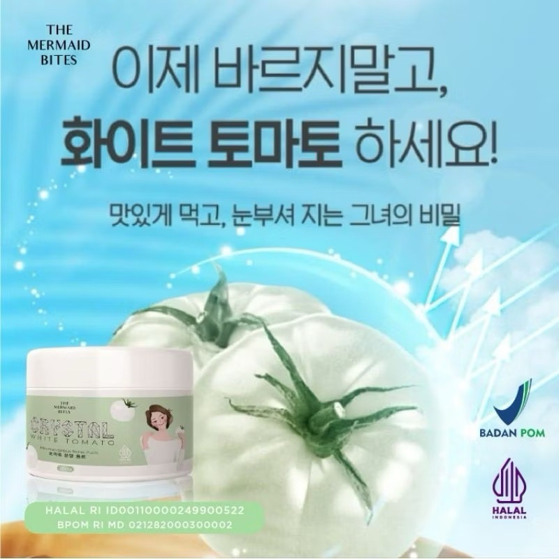 CRISTAL WHITE TOMATO/WHITENING POWDER/ORIGINAL/BESTSELLER