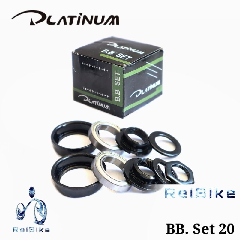 BB set kom gir tengah bmx 20 bearing platinum original
