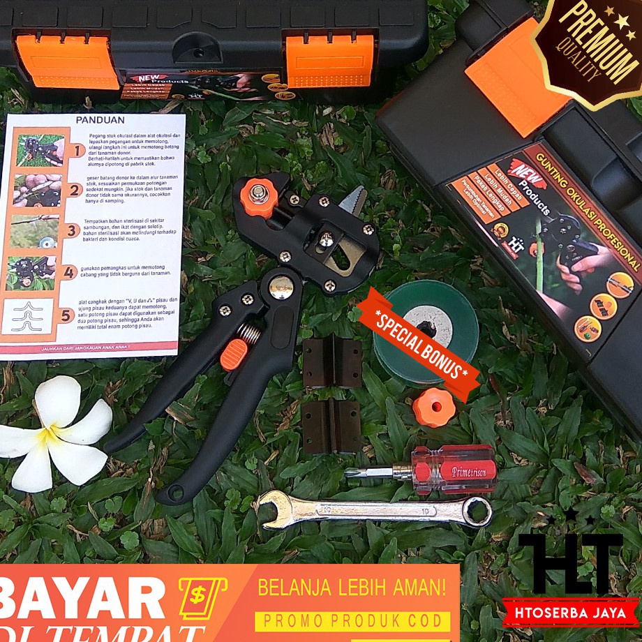 Fast Update  Gunting Stek Okulasi Grafting Tool Set Lengkap