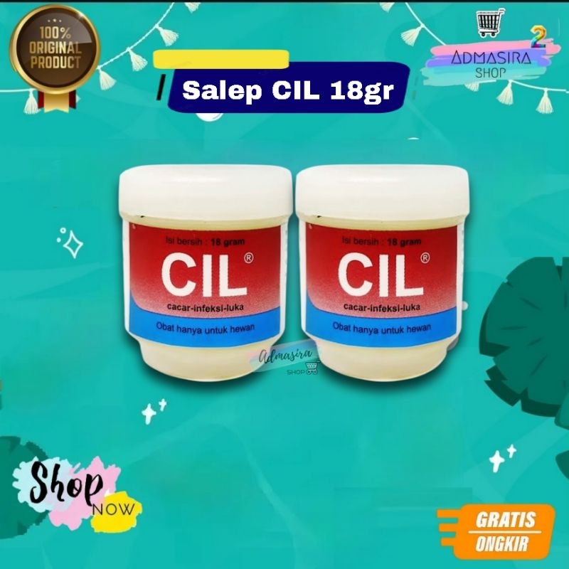 Salep CIL 18 gram Obat Oles Cacar Luka Infeksi Ayam Kurap Jamur Hewan Sorehock Kelinci Kucing Ayam 1