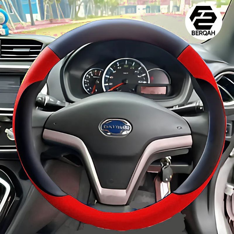 big promo sarung setir mobil cover stir mobil datsun go,datsun go plus,datsun panca,datsun