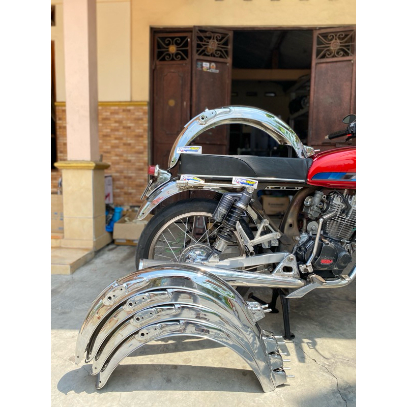 slebor cb125 full pres crom asli nganjuk