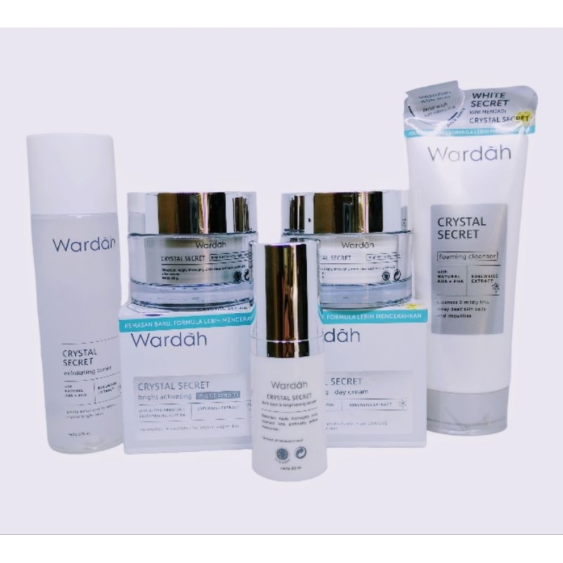 Paket Wardah Crystal Secret 5 pcs Skincare Untuk Flek Hitam