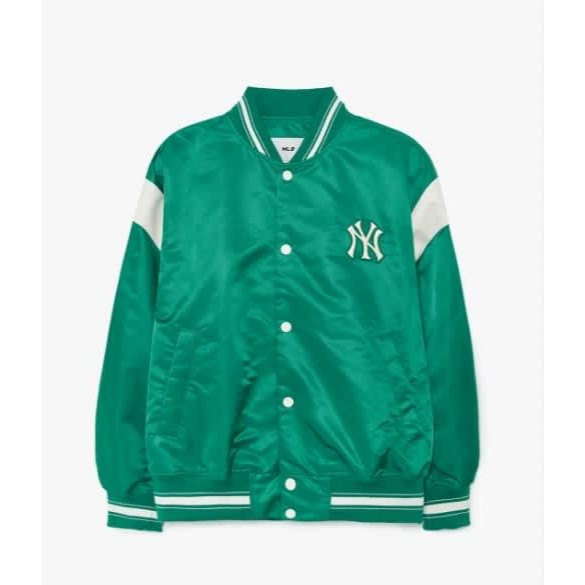 MLB Jacket Varsity Nylon Classic Monogram NY Green ( 100% Authentic )