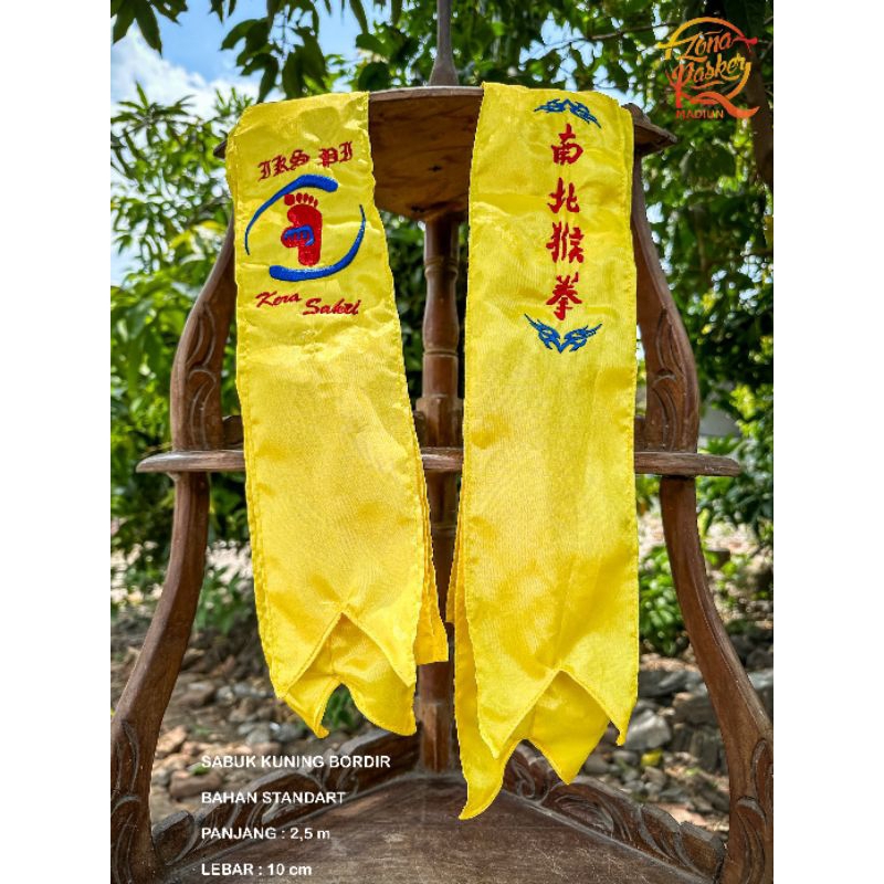 SABUK IKS PI / SABUK KUNING BORDIR IKS PI KERA SAKTI