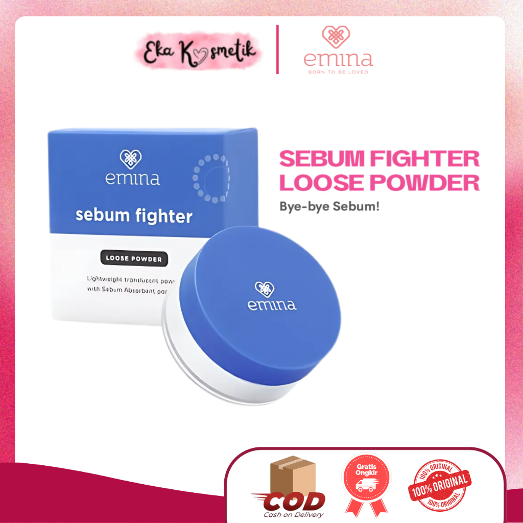 EMINA Sebum Fighter Loose Powder 8gr/EKA KOSMETIK