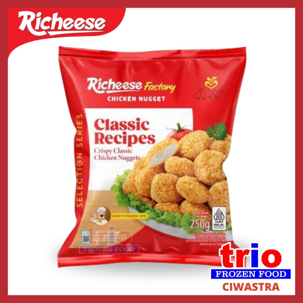 

RICHEESE FACTORY CLASSIC CHICKEN NUGGET 250GR