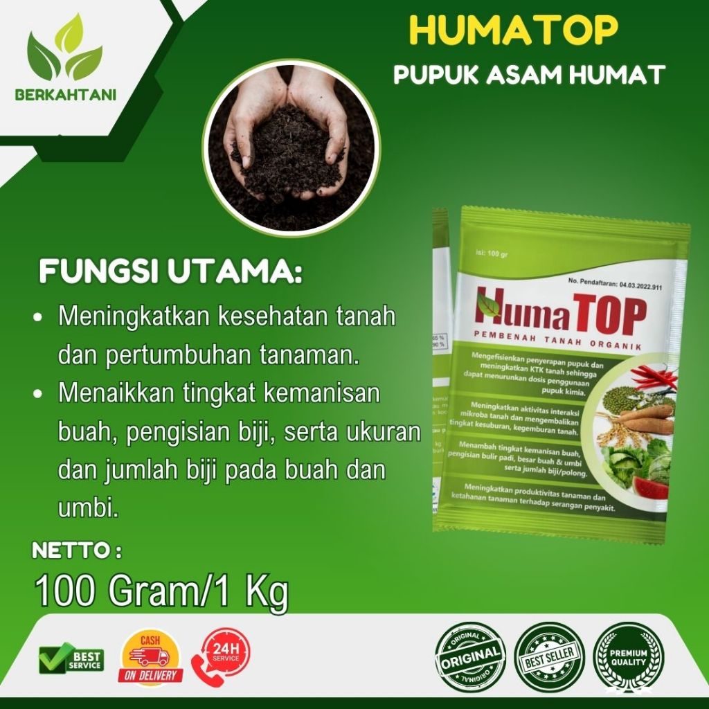 Humatop 100 Gram Asam Humat