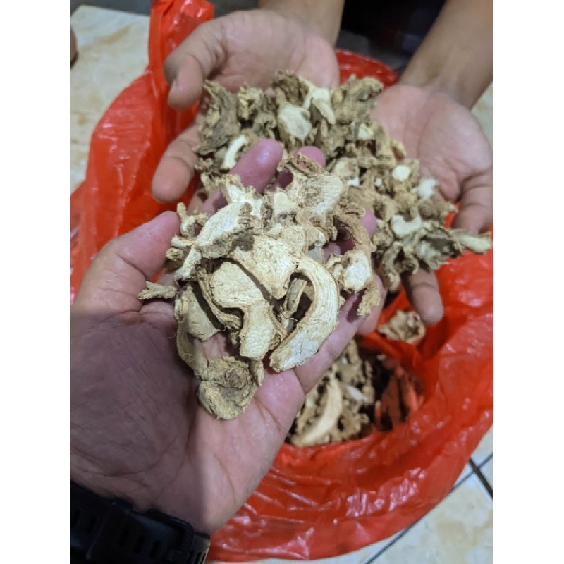 

Jahe Emprit kering bersih Rajang Tangan