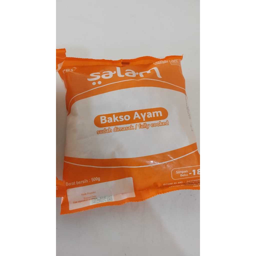 

Bakso Ayam Salam 500gr - Nikmatnya Bakso Ayam Praktis Siap Saji!