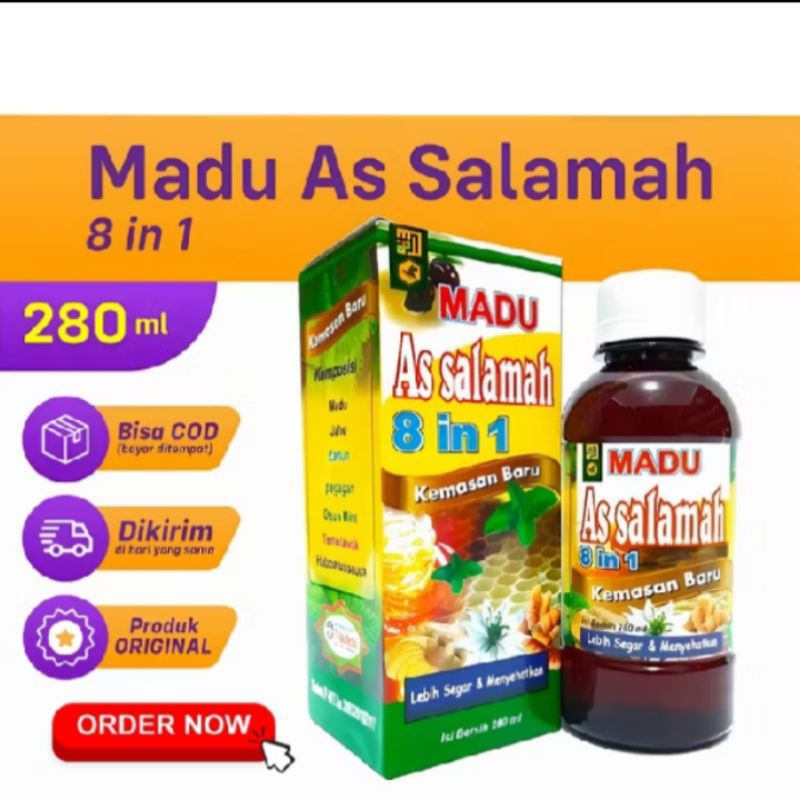 

MADU As Salamah madu batuk 8 in 1