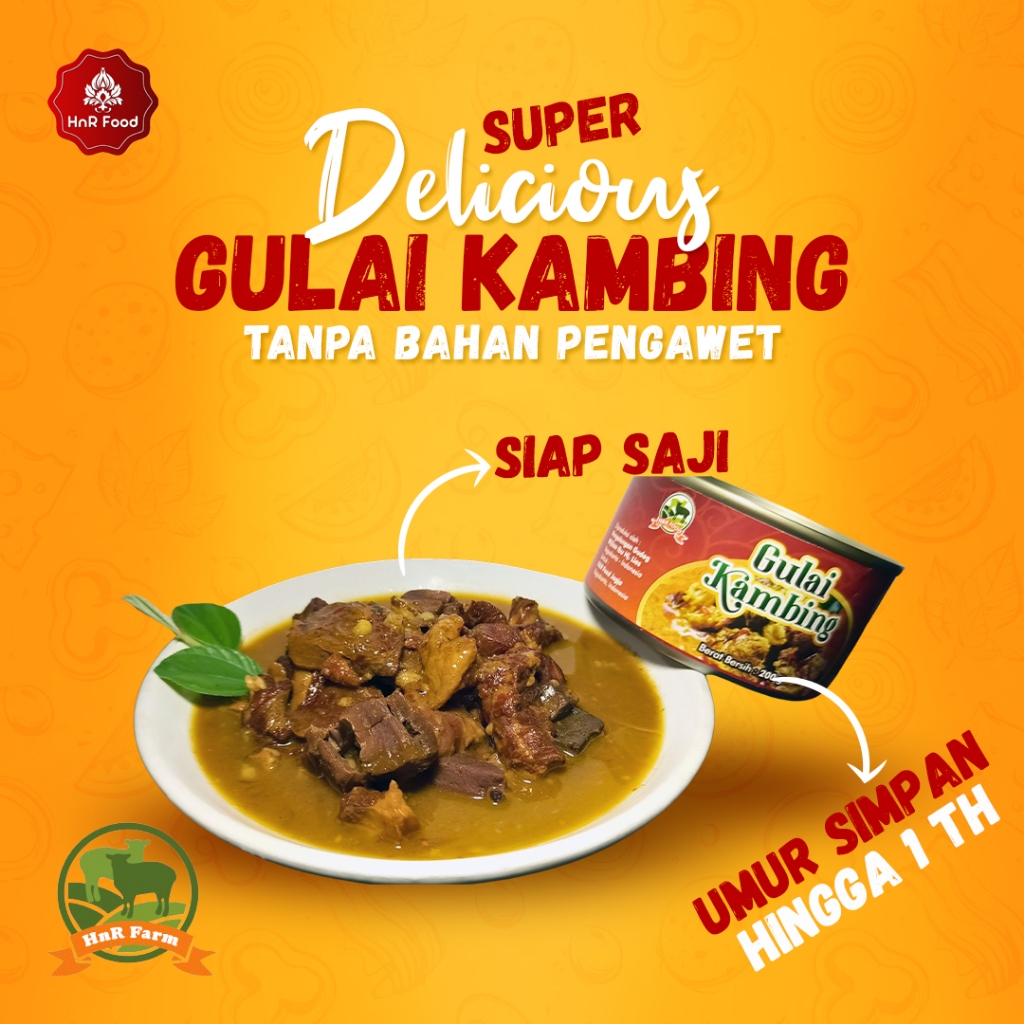 

Gulai kambing Steril Kaleng