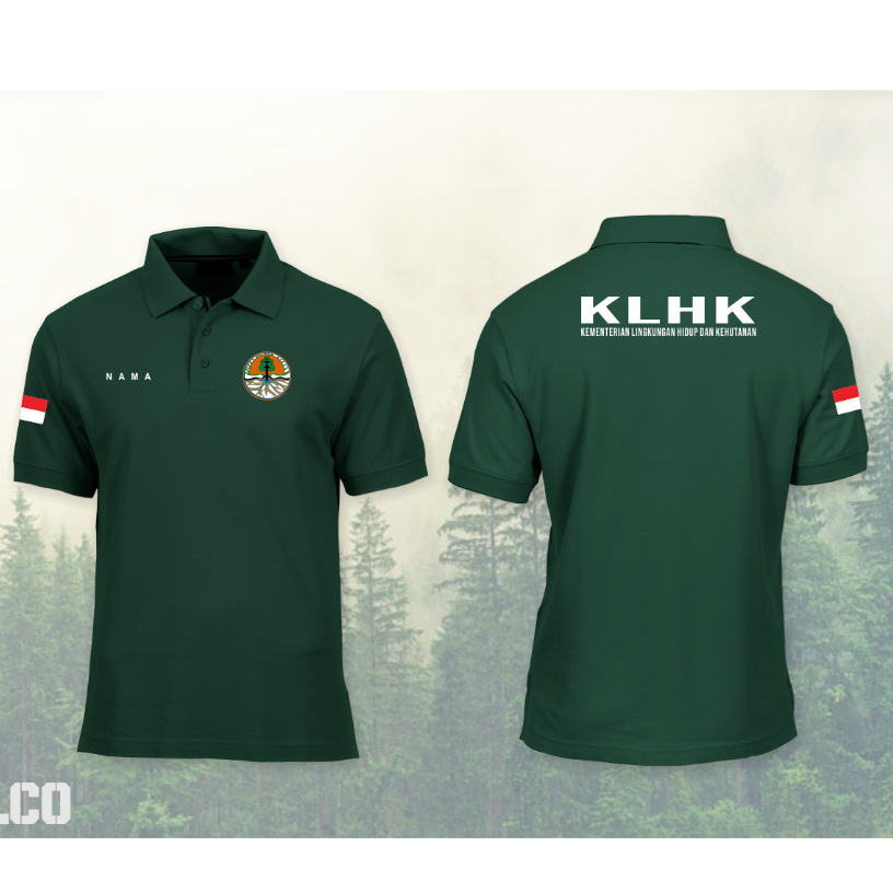 Baju Polo Shirt KLHK  Bordir