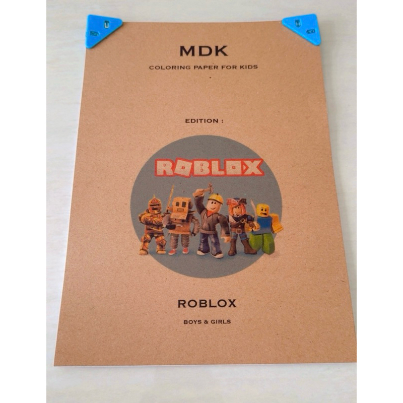 

MDK PAKET Kertas Mewarnai MANILA TEBAL tema ROBLOX isi 15 lembar
