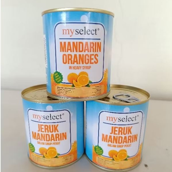 

MY SELECT JERUK MANDARIN / orange in syrup / JERUK KALENG