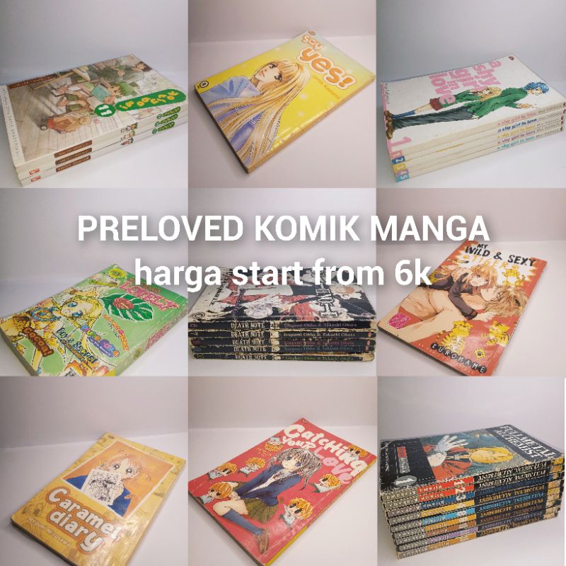 PRELOVED KOMIK MANGA BEKAS