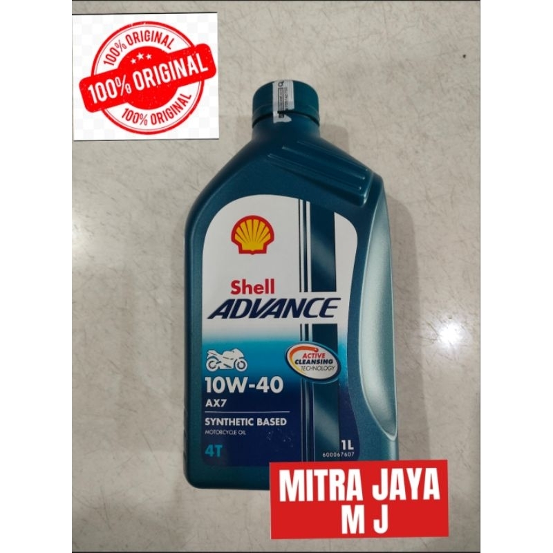 Oli Shell Advance Matic Ax7 1liter (1000ml) Original - Biru