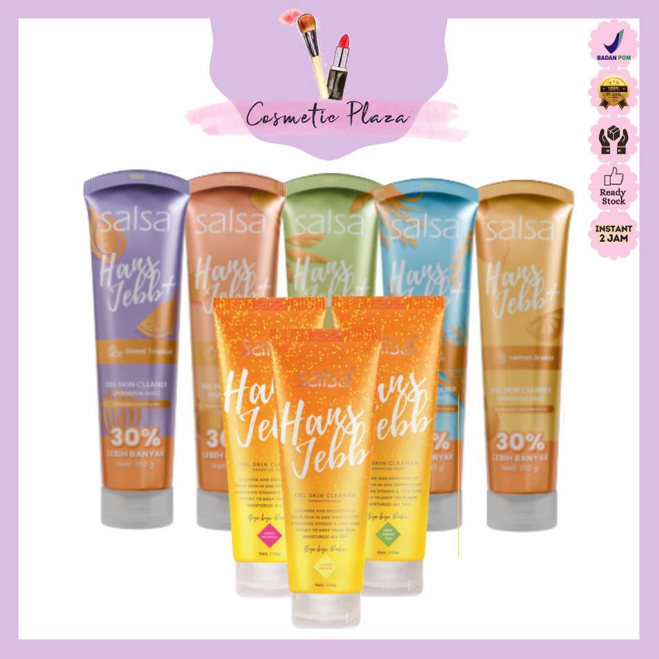 SALSA Hans Jebb Peeling Gel Eksfoliasi Perontok Daki Tubuh Wajah Han's Jebb+ 110gr 150gr BPOM