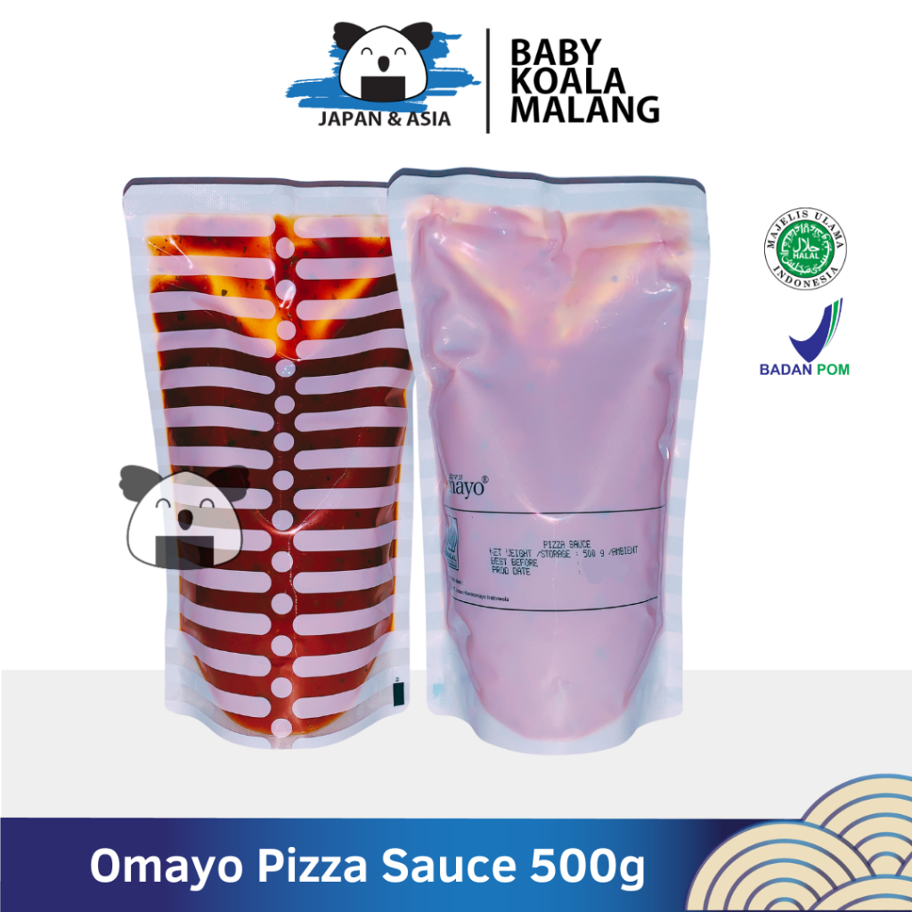 

OMAYO Pizza Sauce 500g | Bumbu Saus untuk Pizza Base Dough