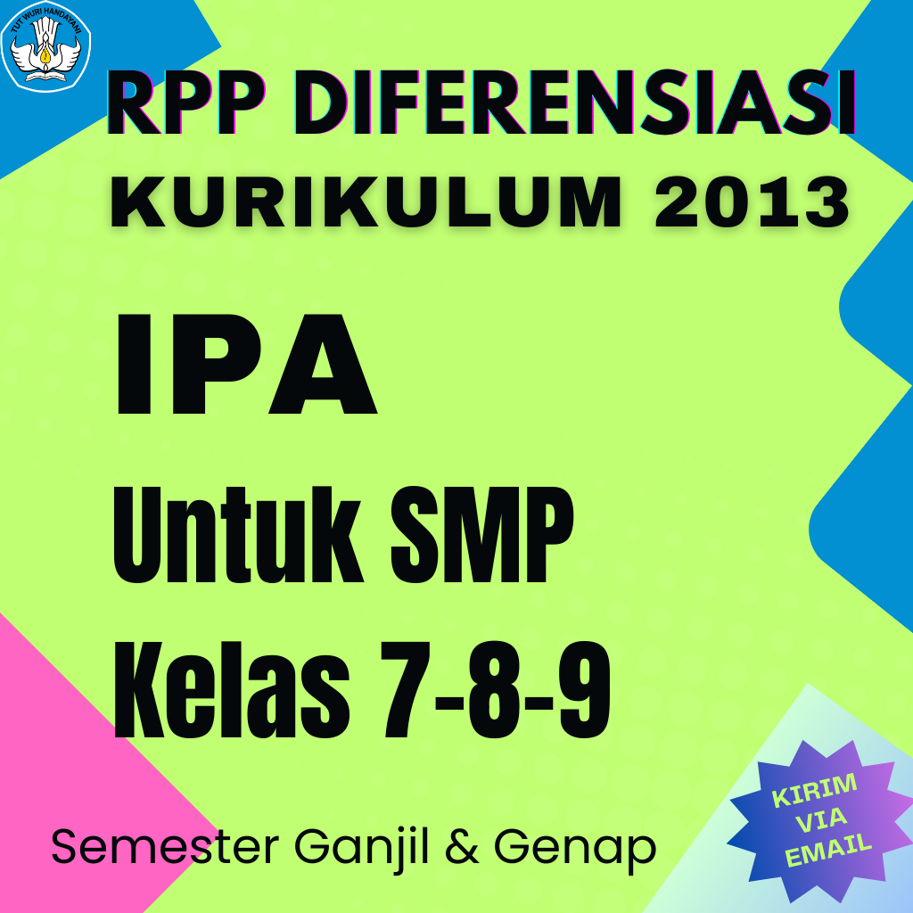 

RPP Diferensiasi IPA Kelas 7,8,9 SMP Kurikulum 2013