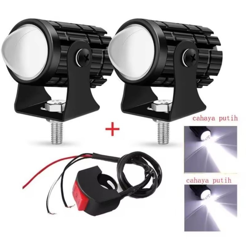 Lampu Tembak Laser Led Mini 2 Warna/Lampu Tembak Laser Mini /laser/paket kotak/Lampu Tembak Sorot Fo