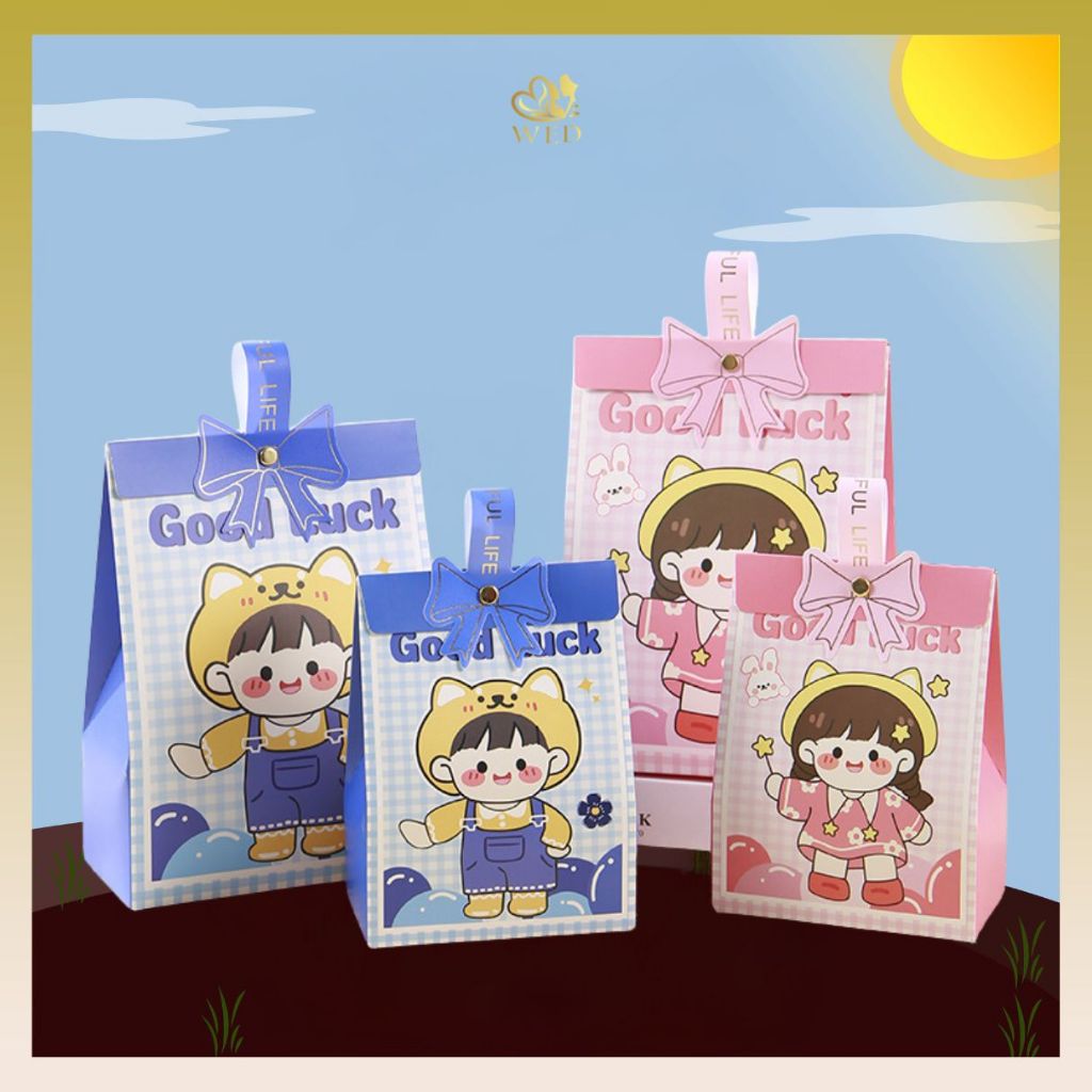 

WED GoodieBag Ulang Tahun / Goodie Bag Souvenir Ulang Tahun Cartoon Lucu / Tas Hadiah Sovenir Ulang Tahun Size S dan M PP40