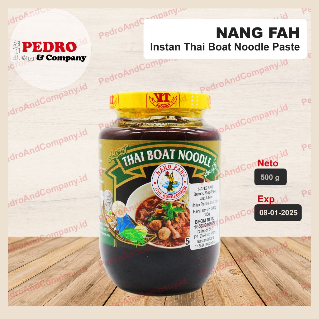 

Nang fah thai boat noodle paste mild 500 gr - bumbu instant siap pakai