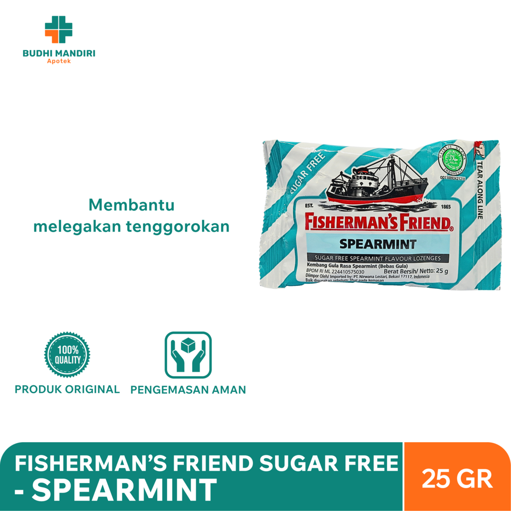 

Fisherman's Friend Sugar Free 25gr - Spearmint