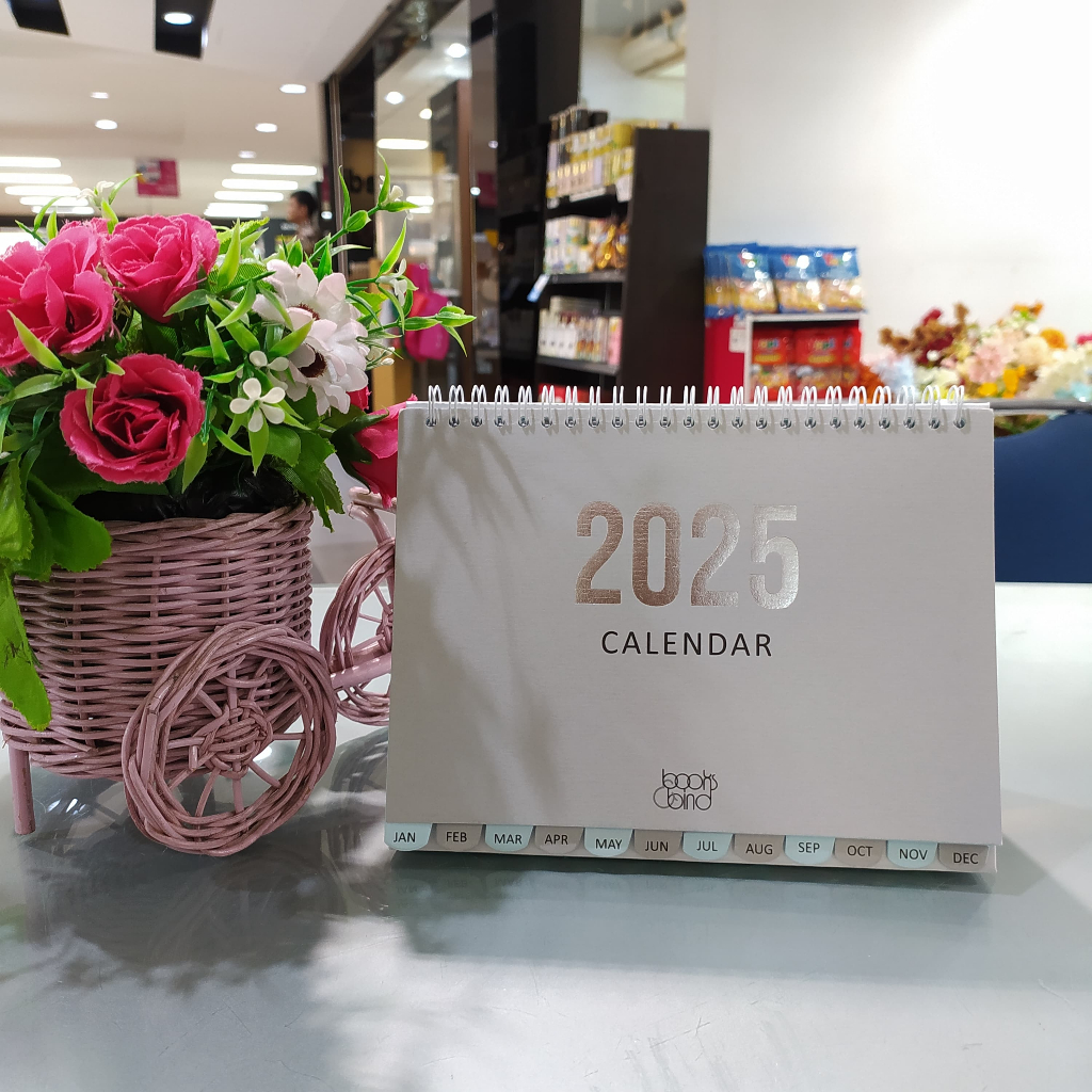 

GRAMEDIA KEDIRI - BOOKS&BIND DESK CALENDER GREY BLUE