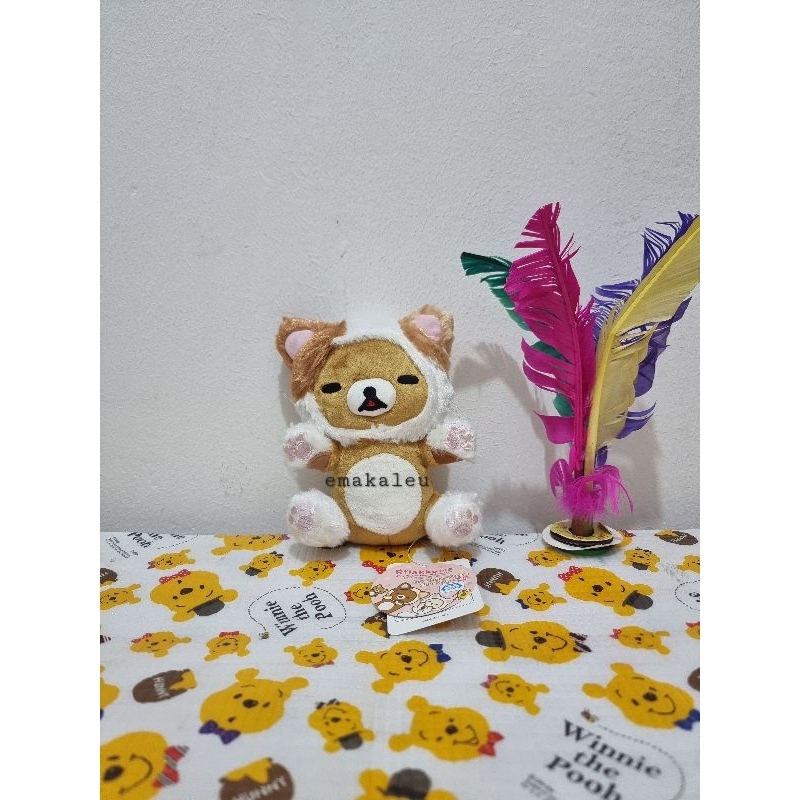 Boneka Rilakkuma Neko Kostum Kucing Bulu Lembut