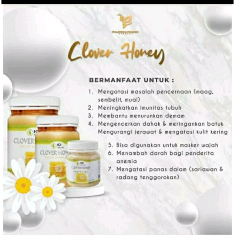 

Clover honey 1 kg, 500 gram dan 250 gram