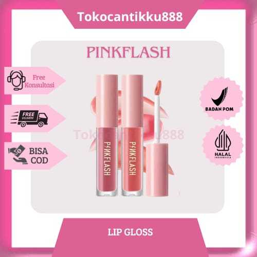 PINKFLASH Lasting Glossy Lipgloss | Pink Flash Lip Gloss