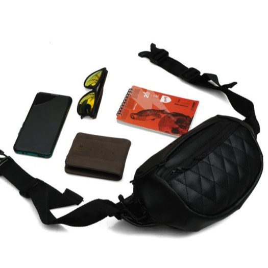 Tas Pinggang Pria waist bag tas distro Bloods (bg Hubert 01)